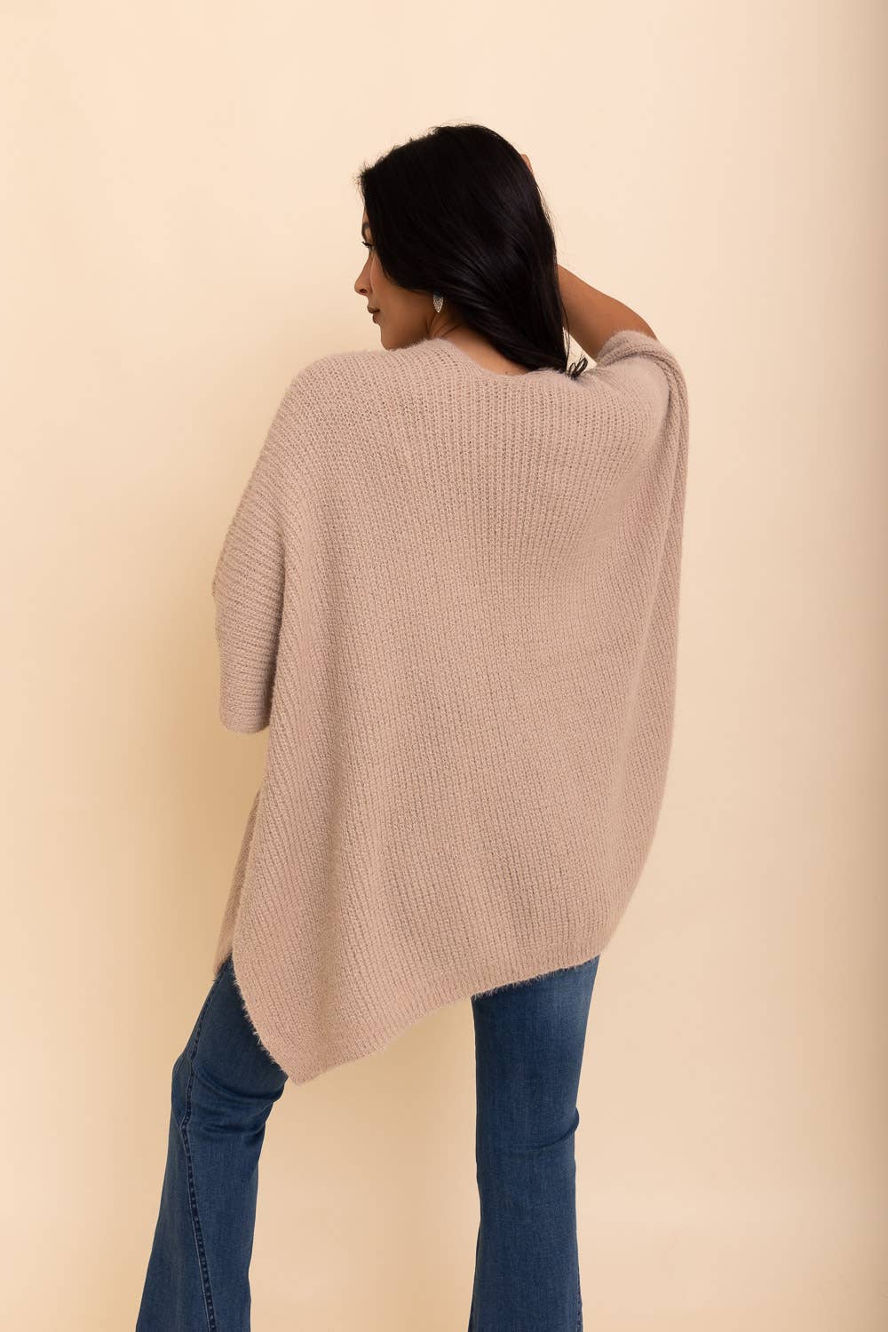 Clara Boucle Cardigan Poncho