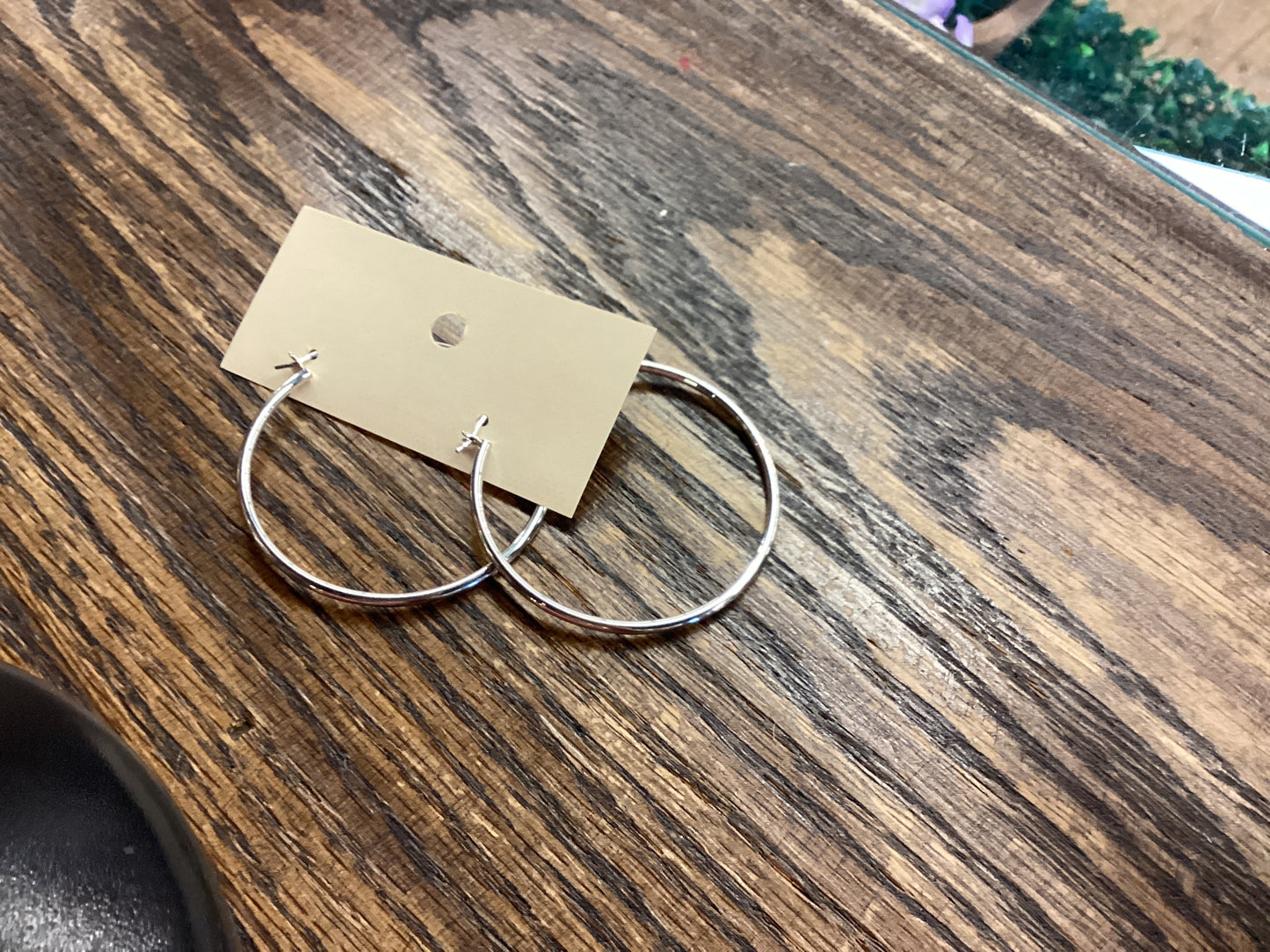 JP remix Large silver hoops