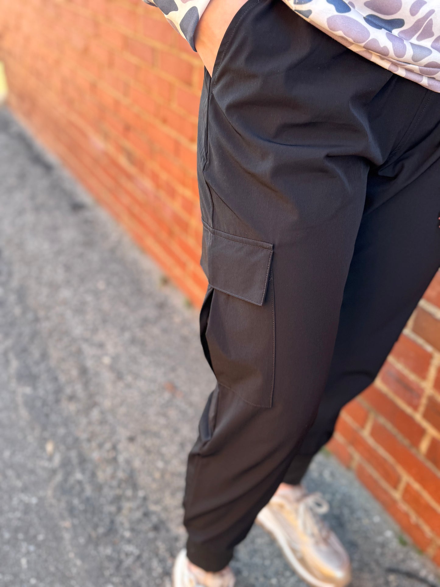 Downtown Black Jogger