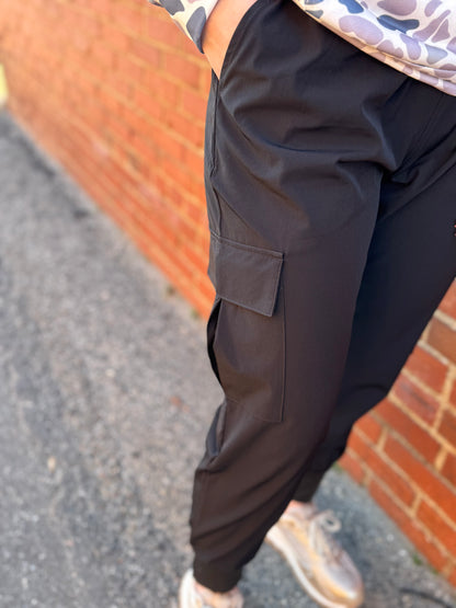 Downtown Black Jogger