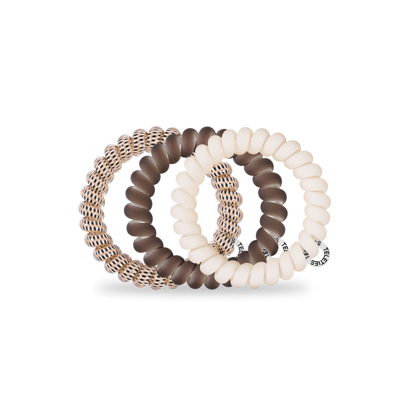 Toasted - Large Spiral Hair Coils, Hair Ties, 3-pack
