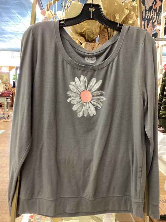 TC - Life is Good lightweight sweatshirt top | med