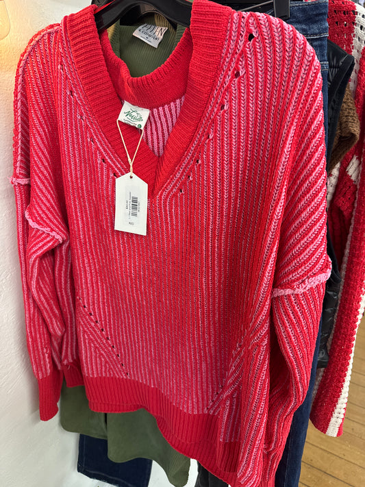KC -  Red Sweater(new) | large