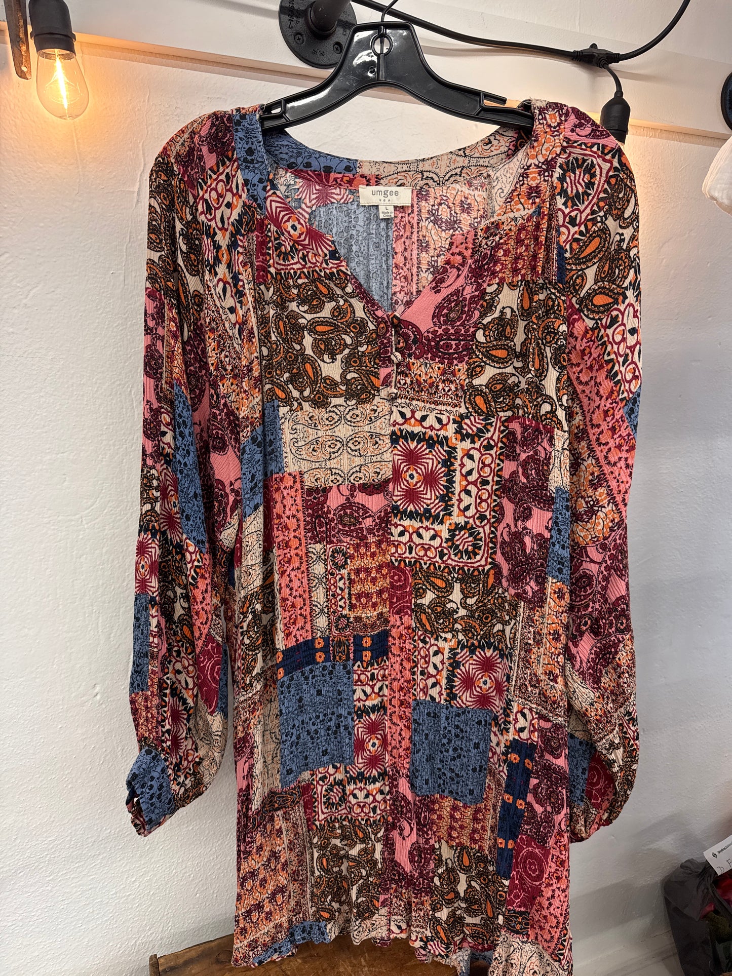 LK-  Umgee Printed Tunic | L