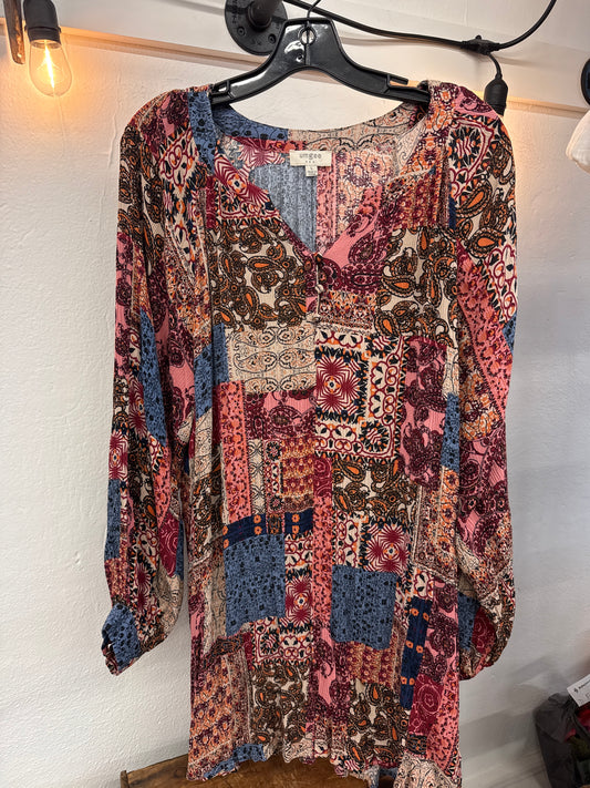 LK-  Umgee Printed Tunic | L