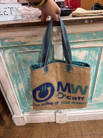 Handmade Coffee Bag Tote