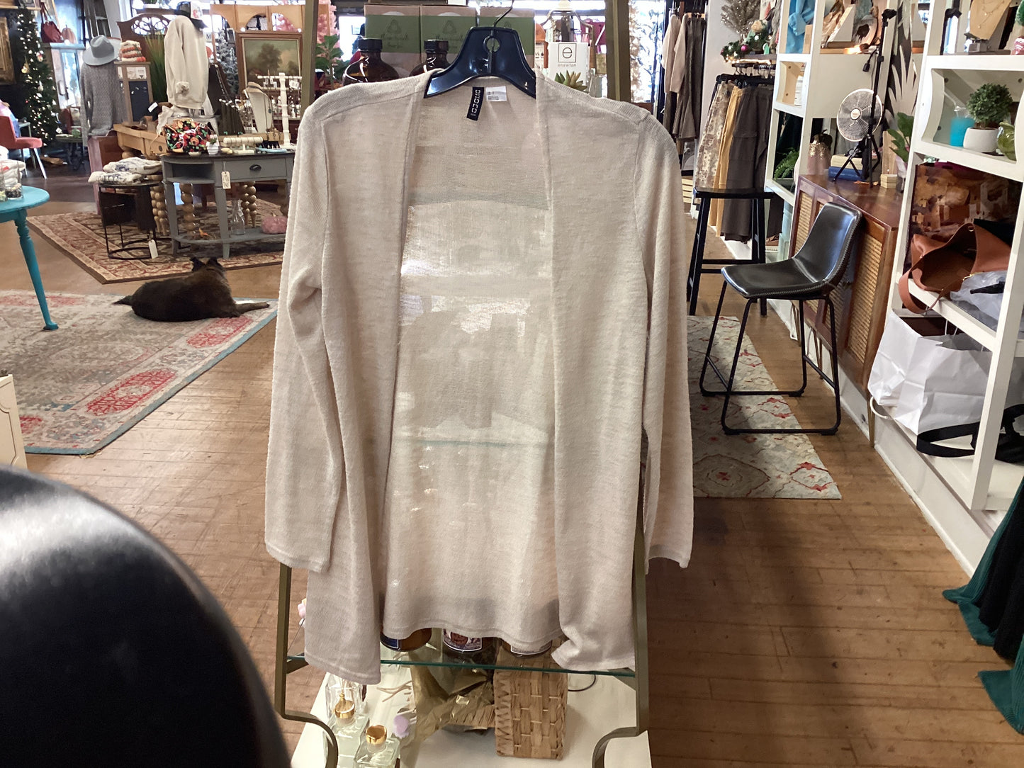 EMR remix cream cardigan S