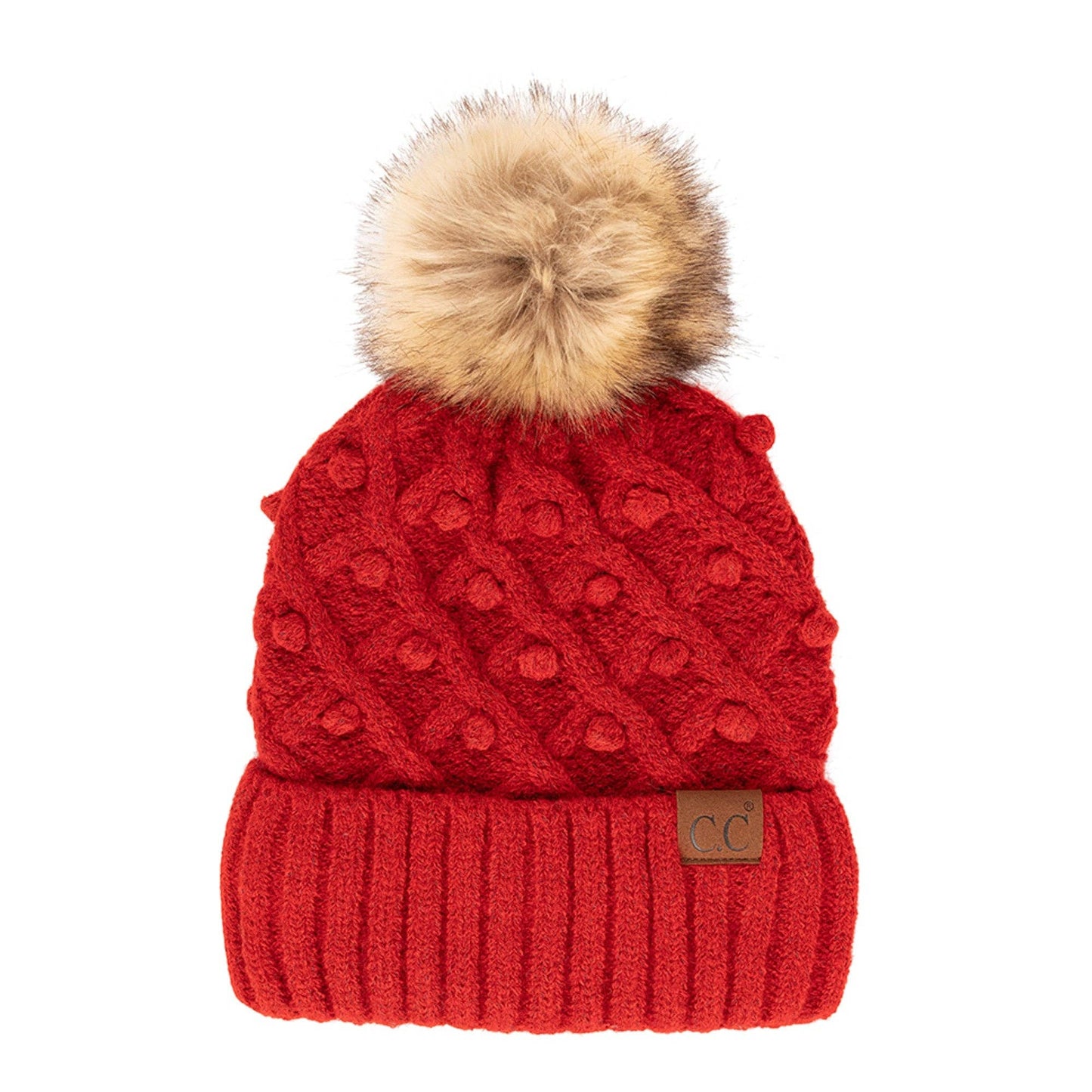 C.C Crafted Pom Detail Beanie