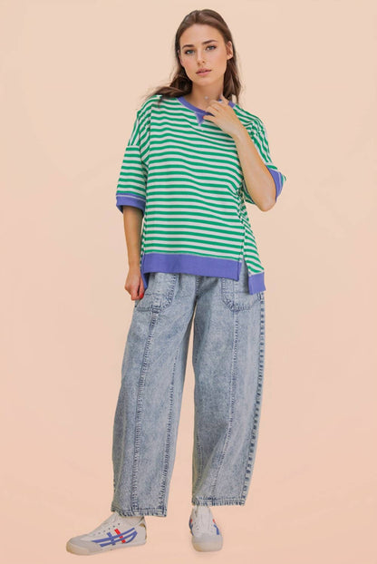 Kelly Oversized Stripe Pullover