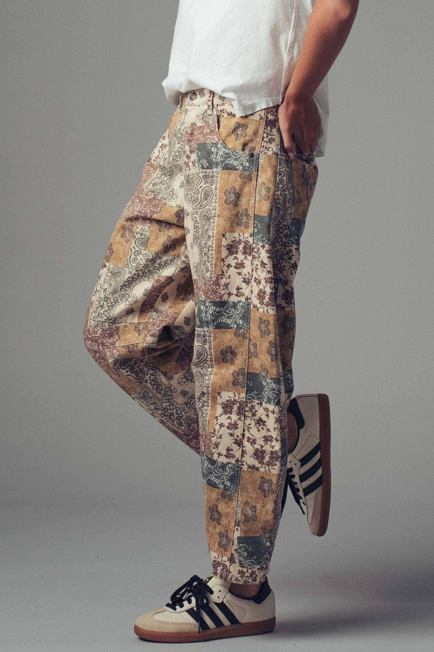 Paisley Wide Leg Jeans