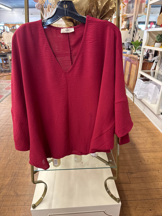 KC - red Entro blouse| m/l