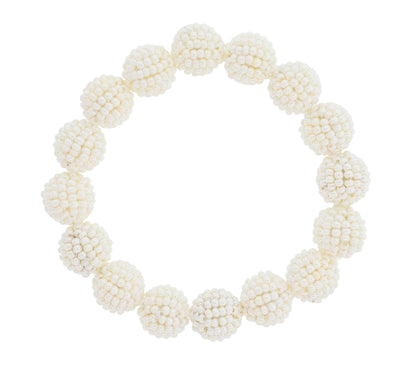 Classic Globe Bracelet - Cream