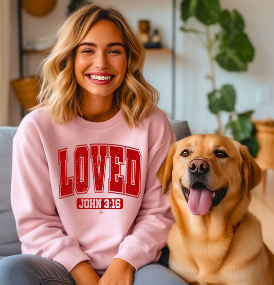 Loved John 3:16 Sweatshirt