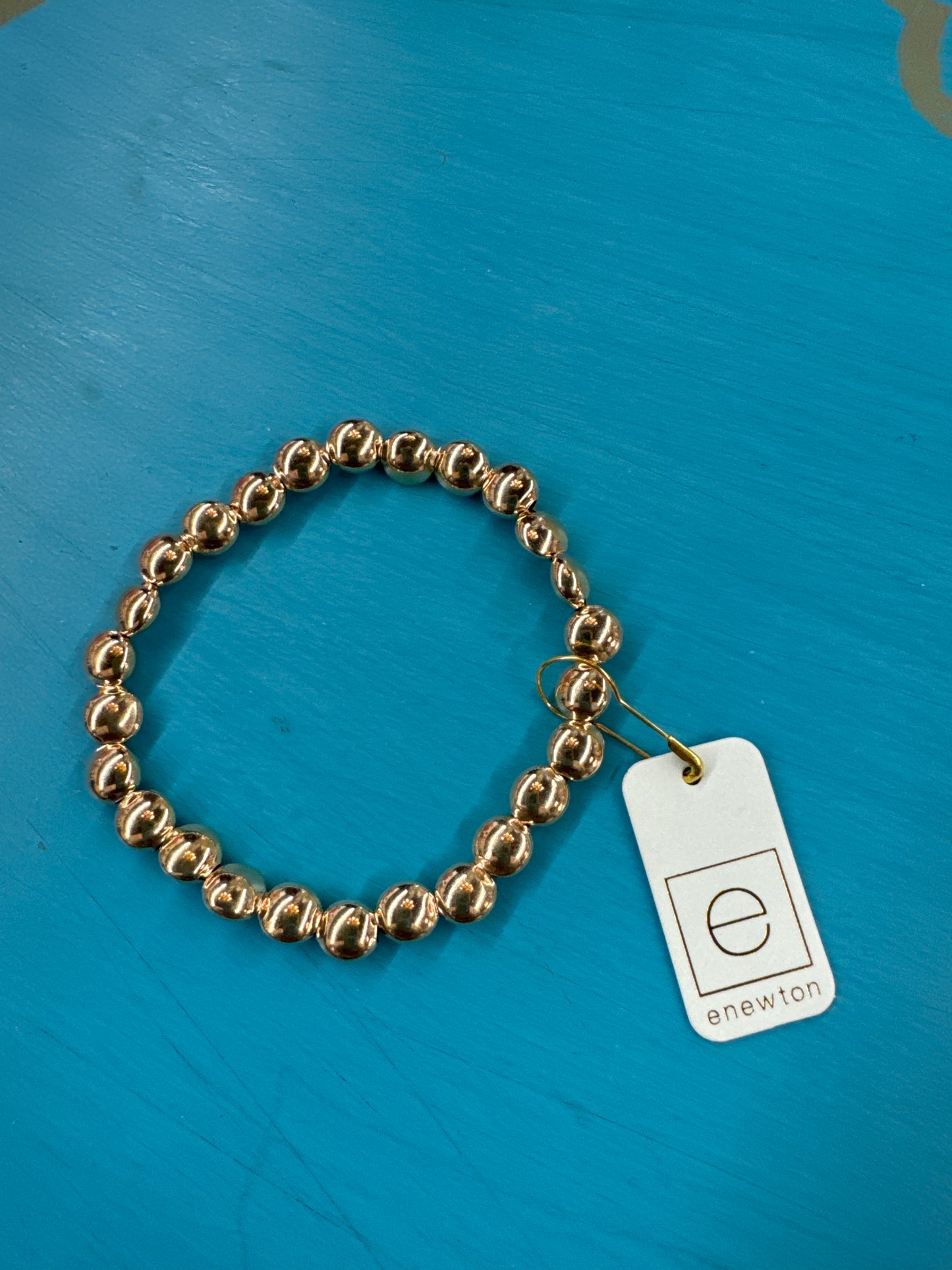 eNewton - Honesty Gold 6mm Bead Bracelet