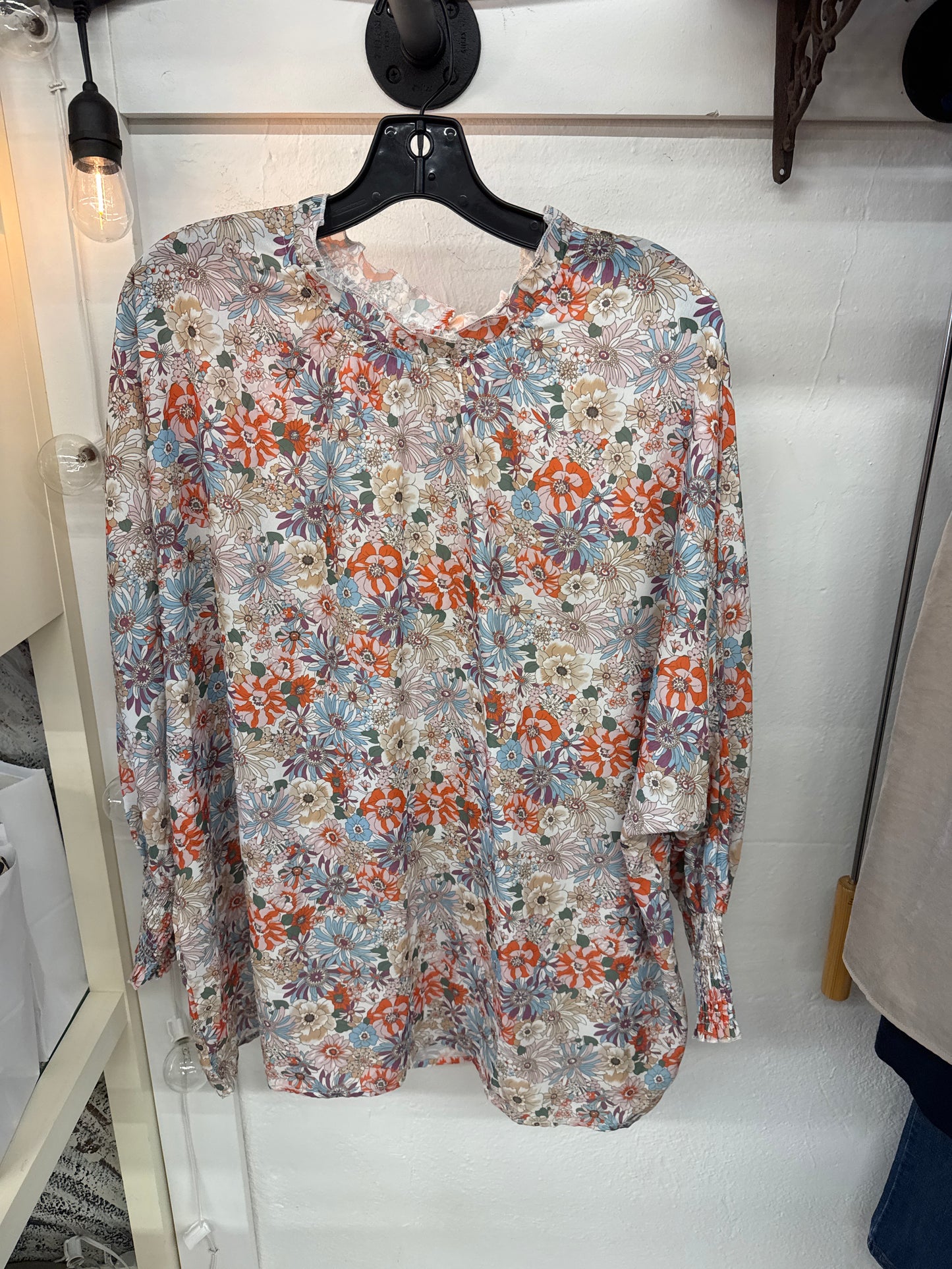 JP - Long Sleeve Floral Top | XL