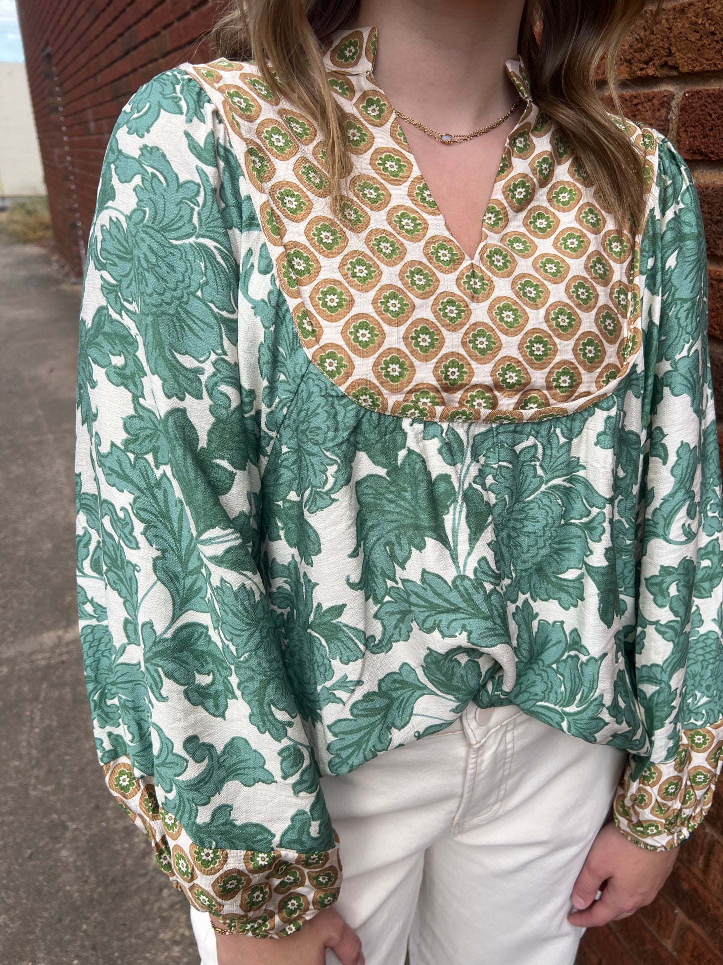 Botanic Drift Top | Green