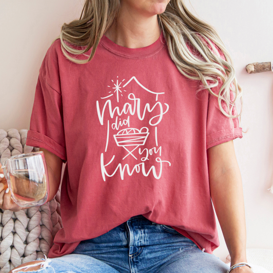 Mary Did You Know Christmas Tee