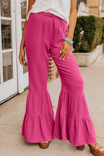 Feeling Groovy Linen Bell Bottoms