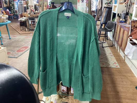 EMR remix cardigan green | small