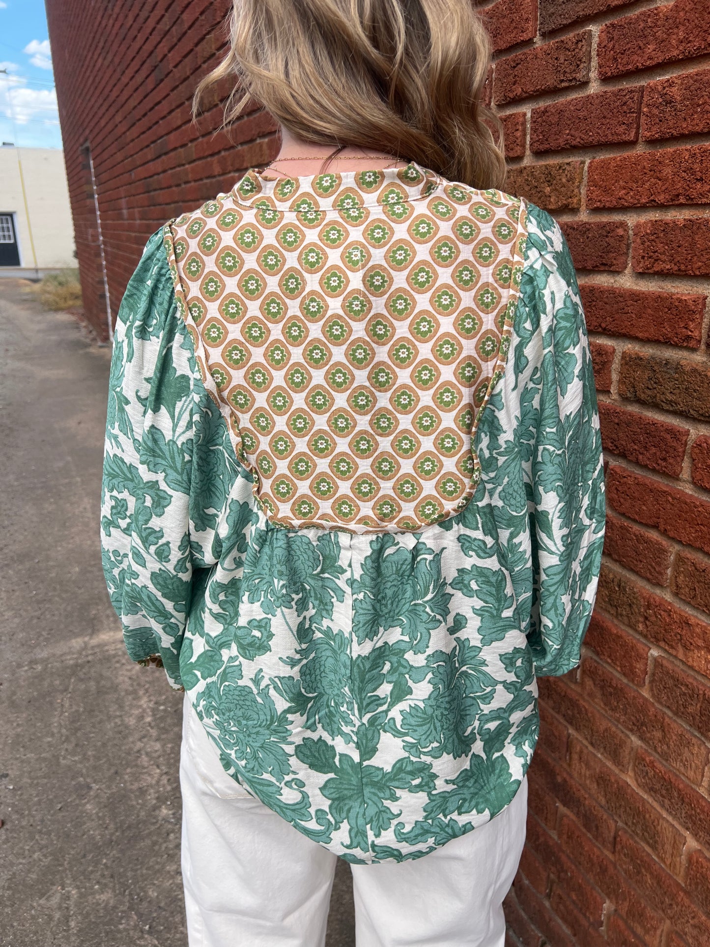 Botanic Drift Top | Green
