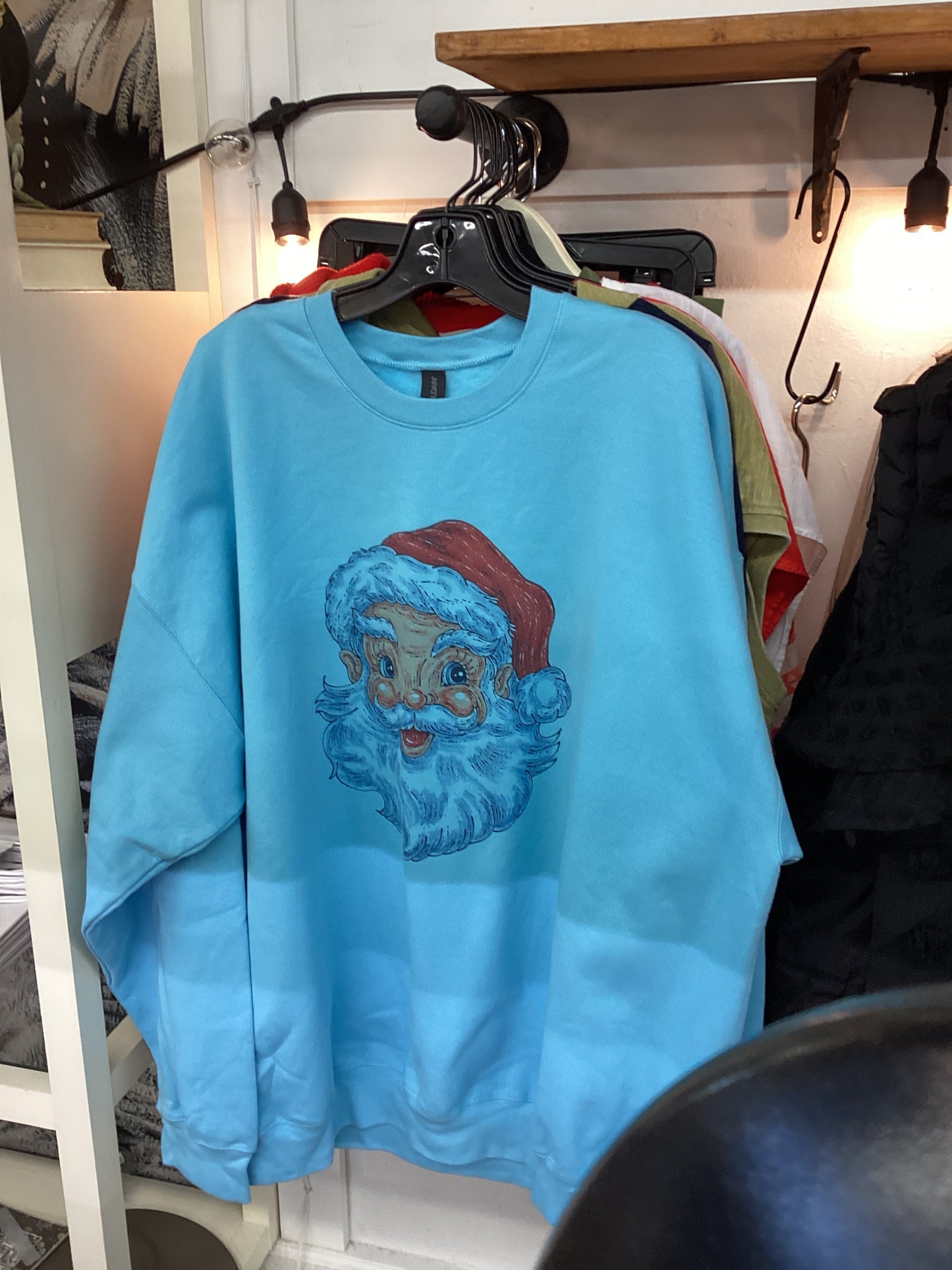 JP -Santa Blue Sweatshirt | 2xl