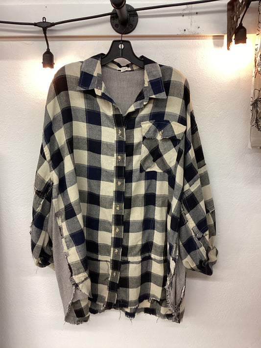 JR-Easel Plaid Tunic| L