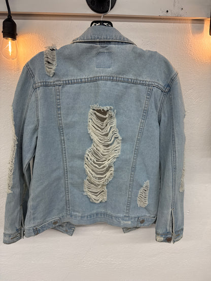 SE - Distressed Denim Jacket | XL