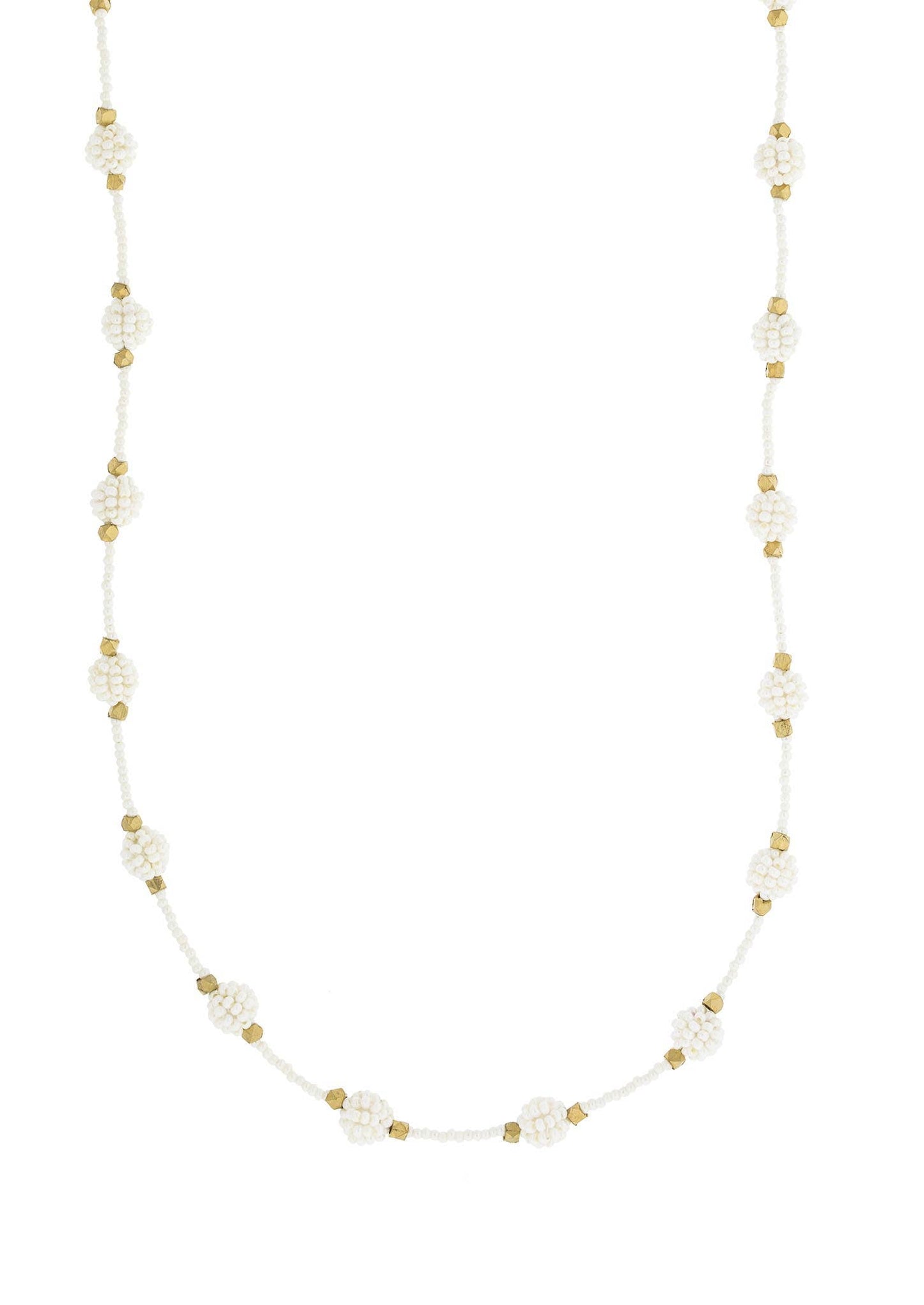 The Brooklyn Mini Necklace- Cream