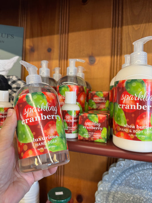Sparkling Cranberry Spa Products
