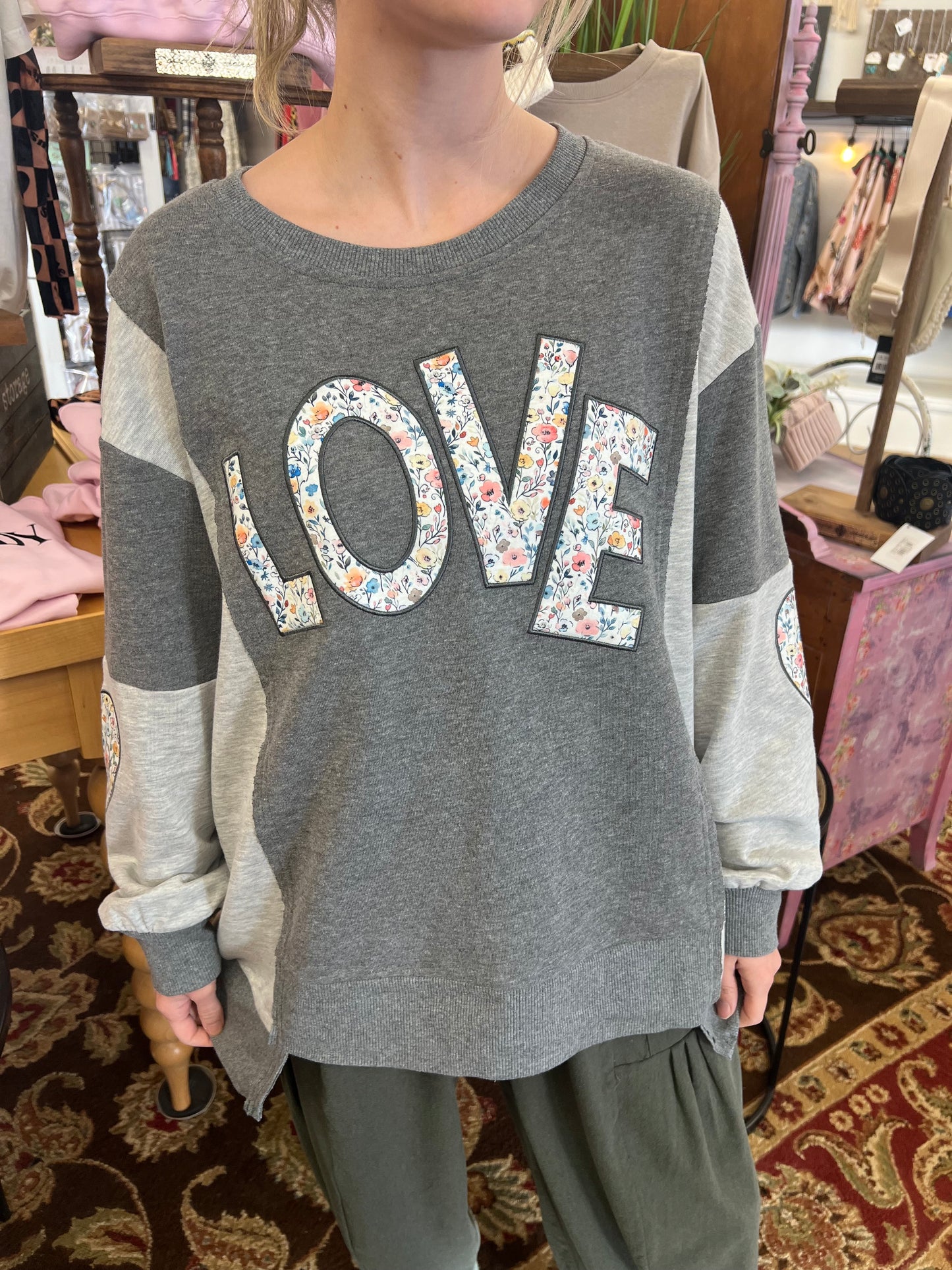 LOVE Deconstructed Sweatshirt