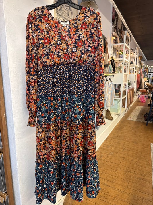 WP - Umgee Navy Floral Dress | large