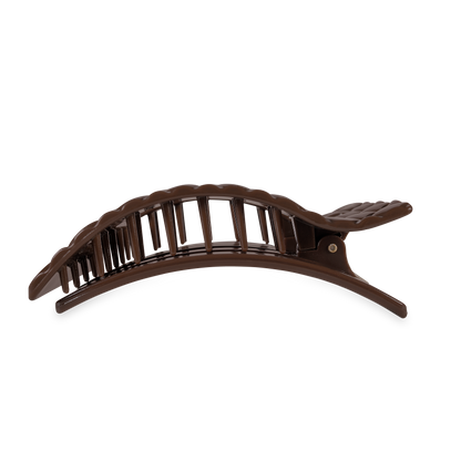 Flat Rectangle Hair Clip | Large | Truly Taupe Quilted