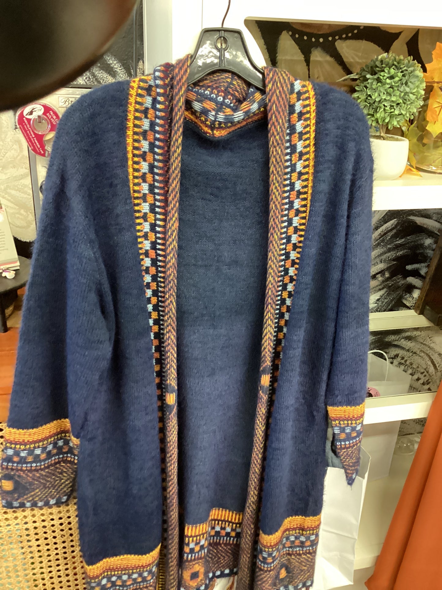 JP remix long cardigan L