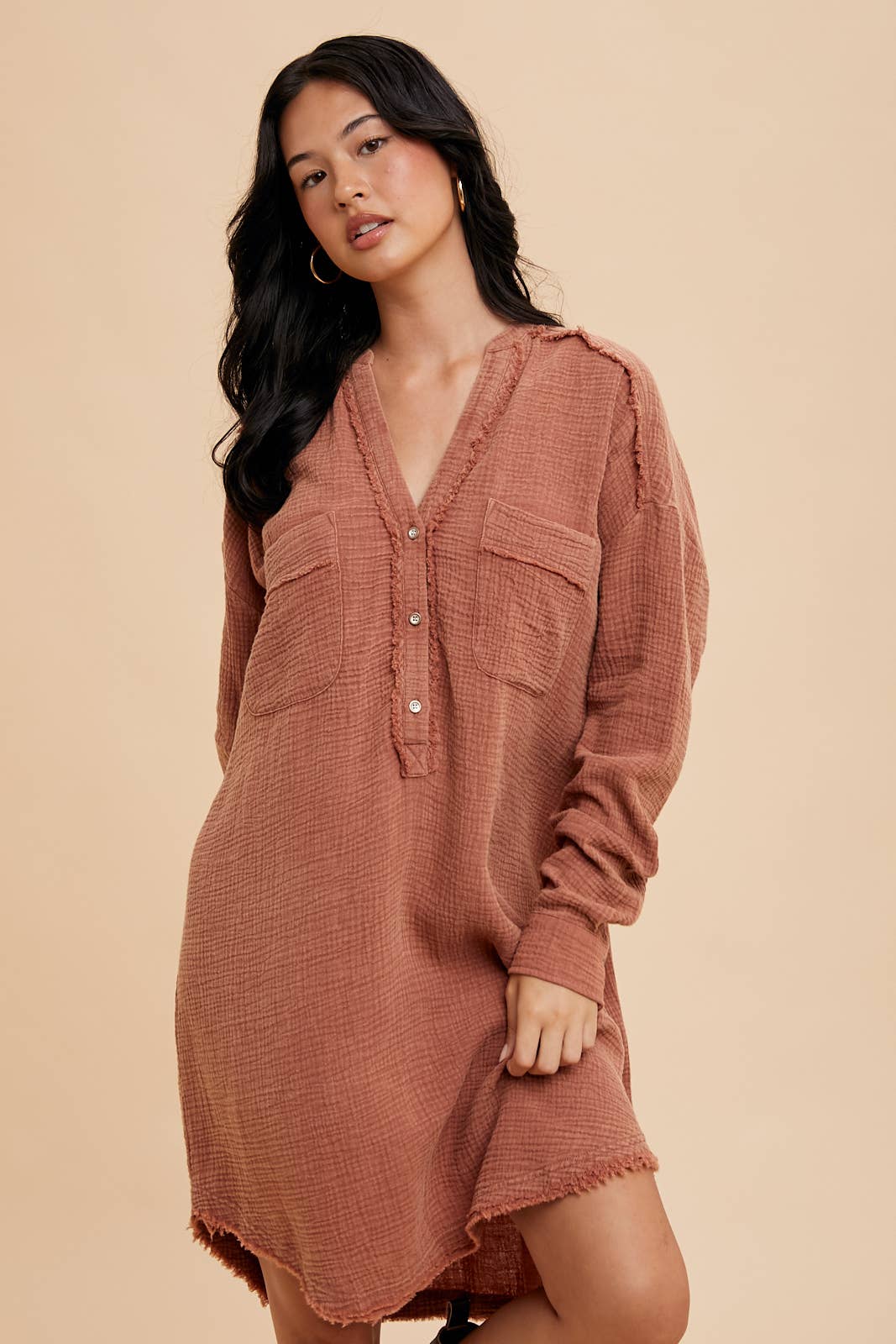 Amara Muslin Shirt Dress