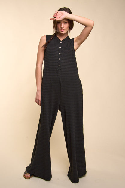 Woven Dreams Jumpsuit | Black