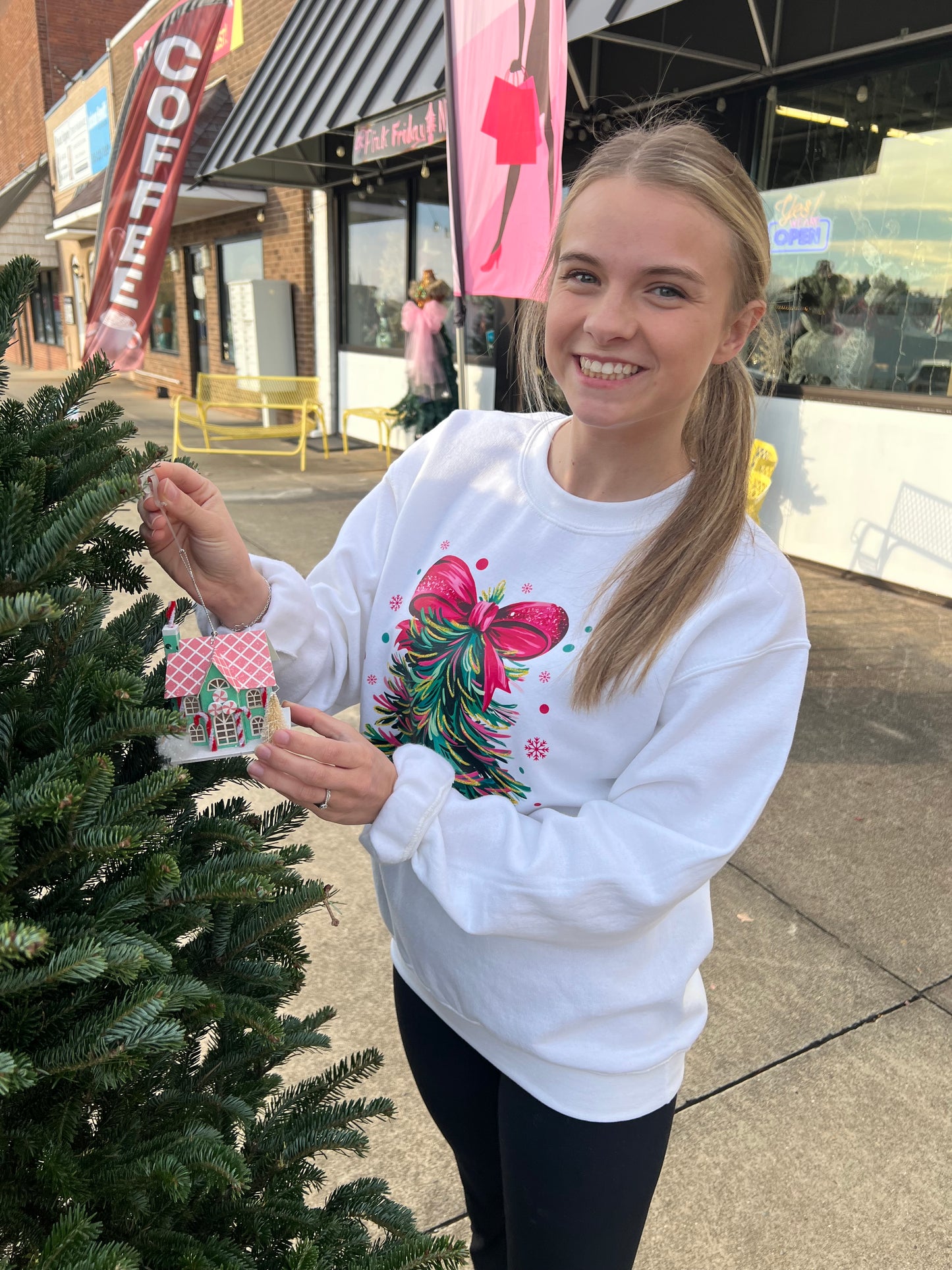 O Come Let us Adore Him Sweatshirt