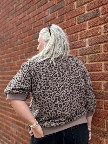 On the Prowl Puff Sleeve Sweatshirt