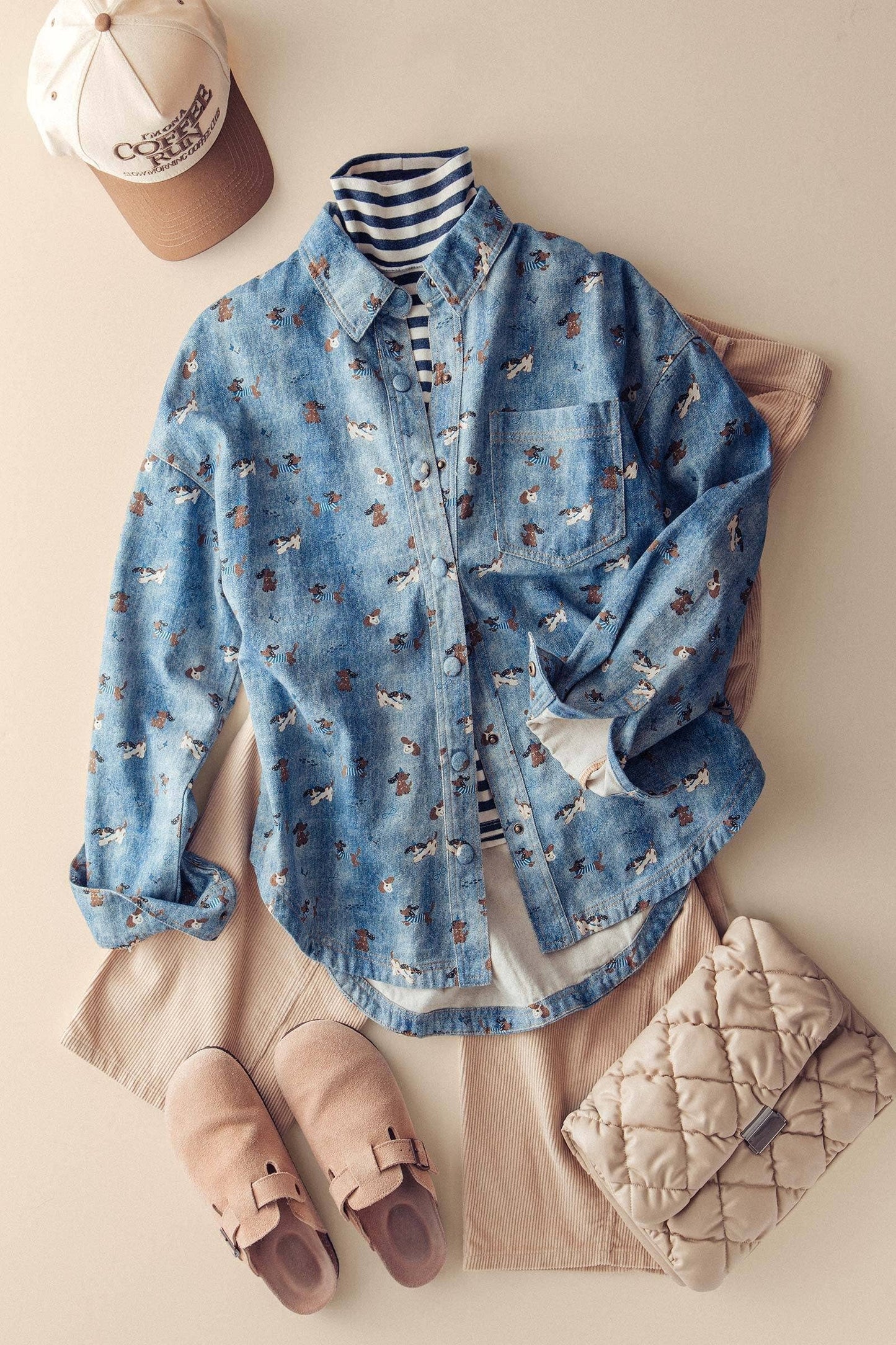 Doggy Denim Shirt