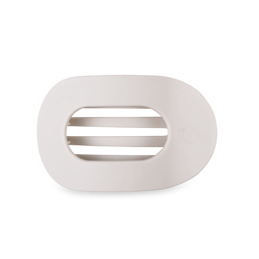 Toasted Medium Flat Round Hair Clip