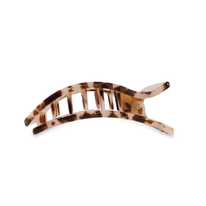 Flat Rectangle Hair Clip | Medium | Blonde Tortoise