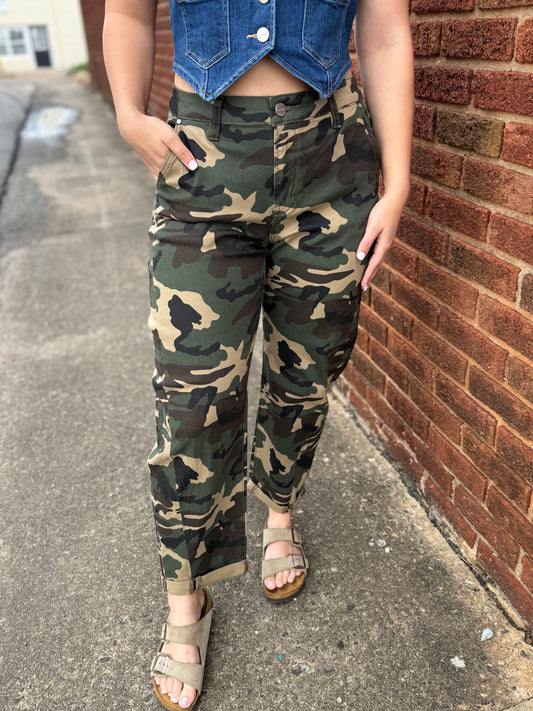 Camo Barrel Pants