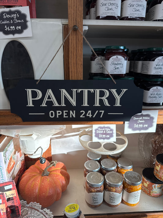 Handmade Pantry Sign