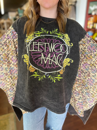 Vintage Fleetwood Mac Poncho Top