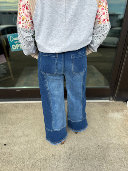 Prussian Drawstring Denim Pants