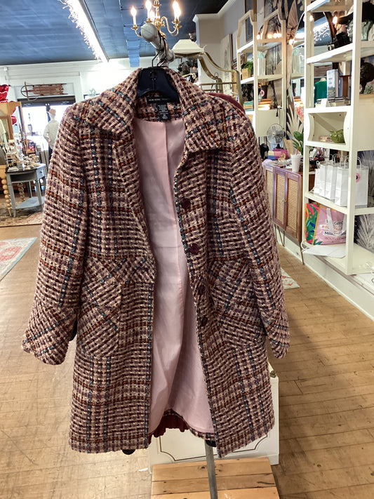 WP |Pink Wool Trench Coat | 10