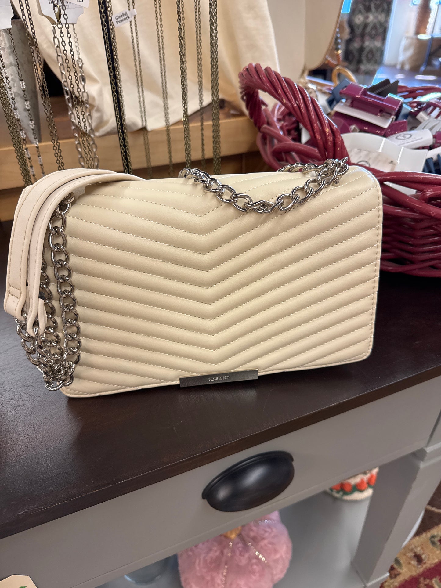 SE - Nine West Cream Crossbody