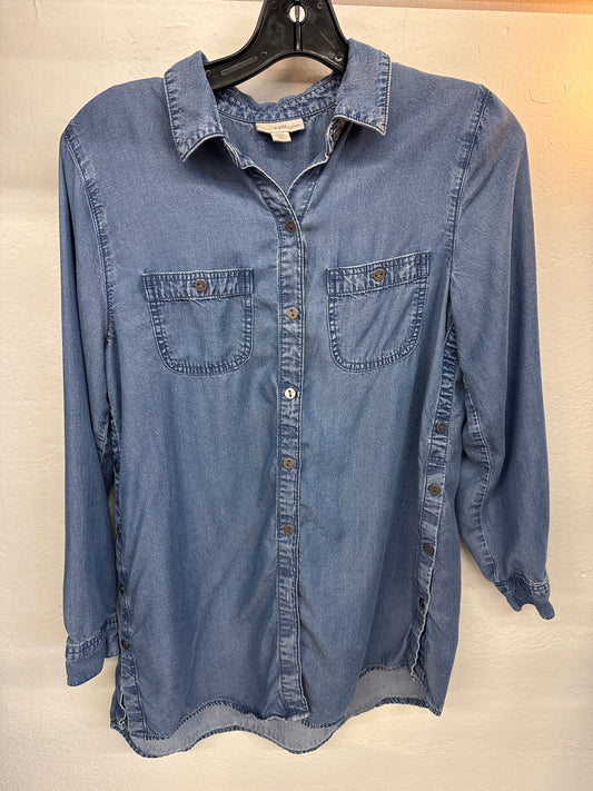 J.Jill Chambray Buttonup Top