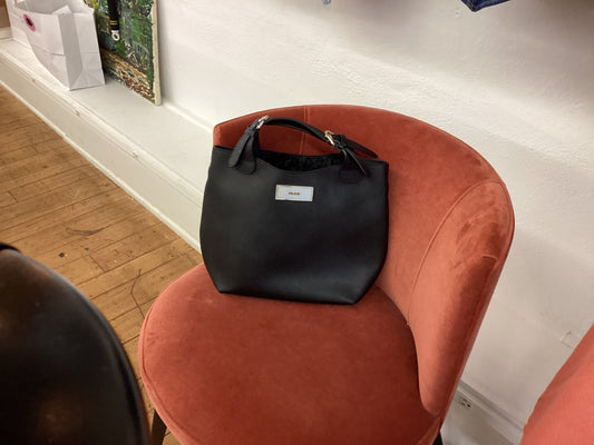 JP DKNY black pebble purse