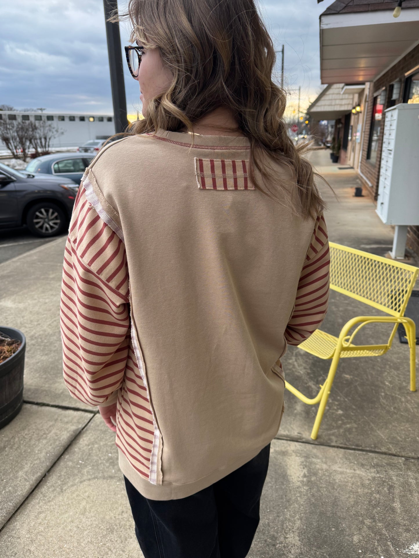 Sweetheart Stripe Pullover