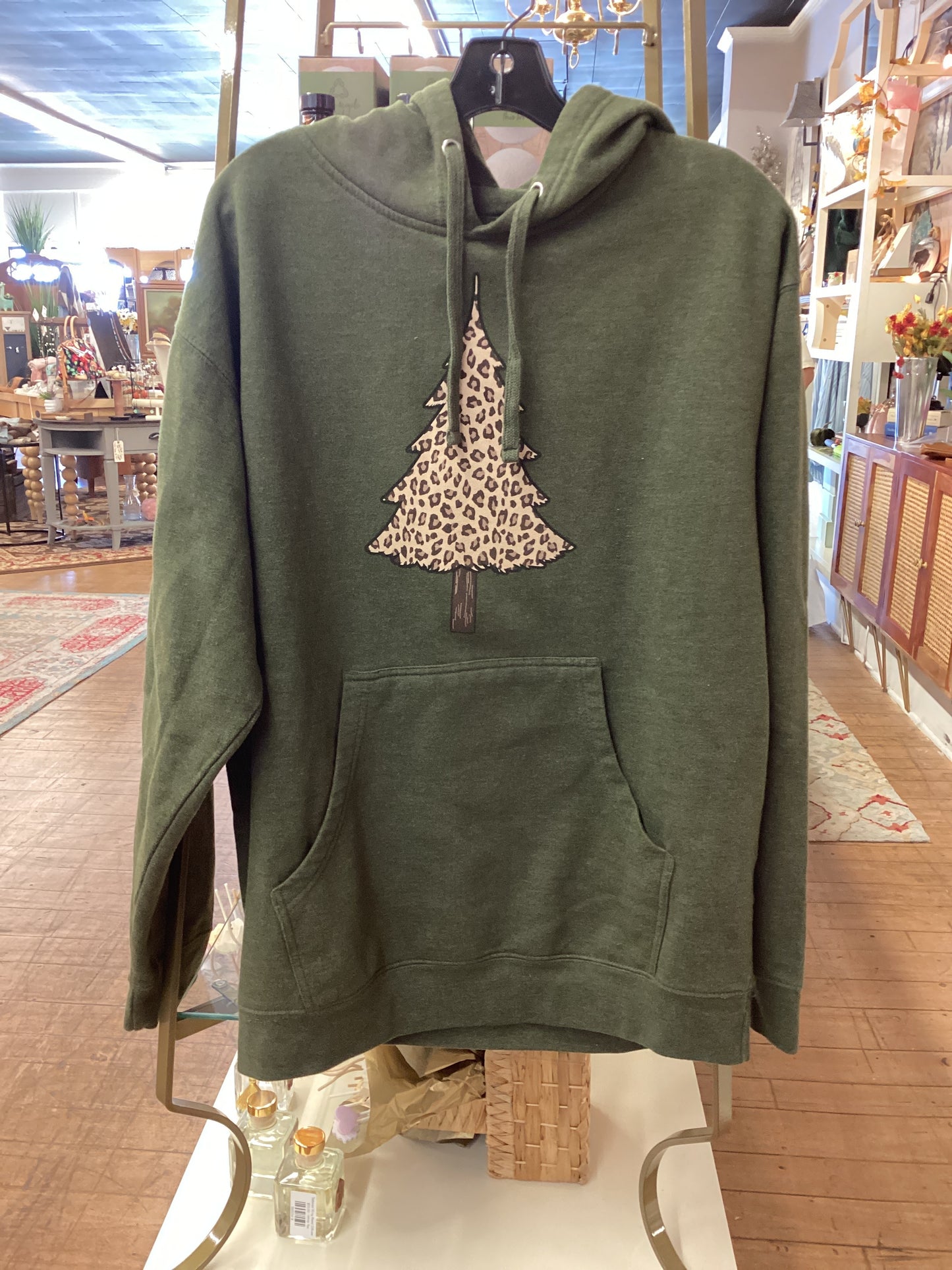 WP |Green Christmas Sweatshirt | Large